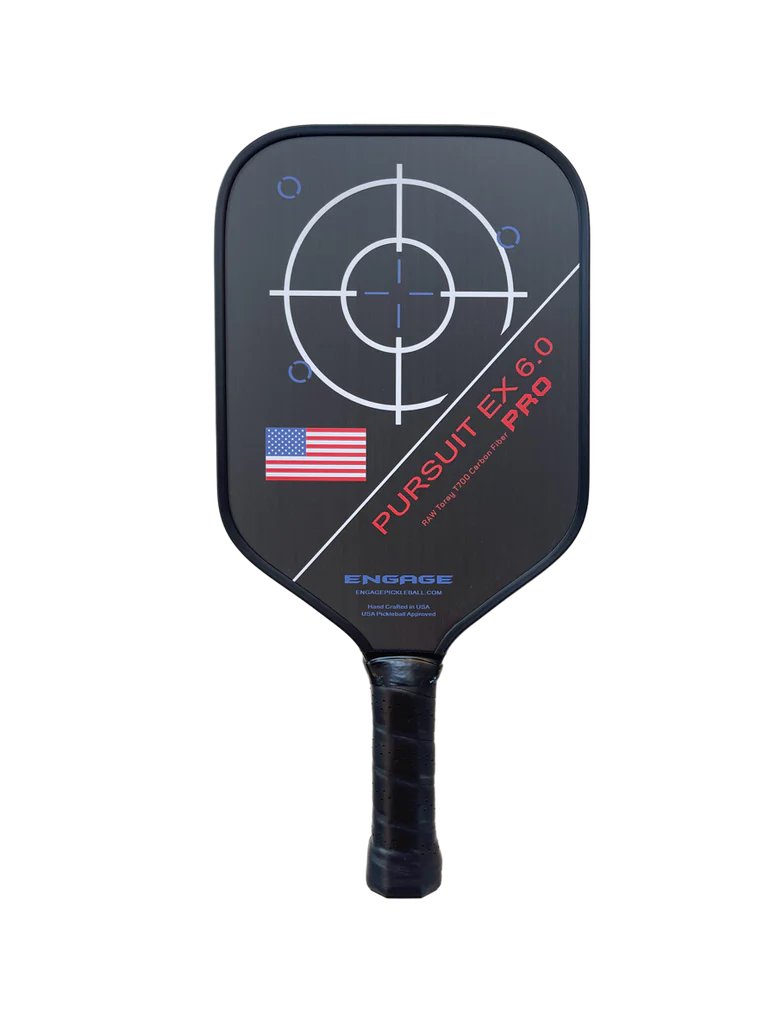 Vợt Pickleball Engage NEW. Pursuit Pro EX 6.0 | Raw T700 Carbon Fiber | Standard