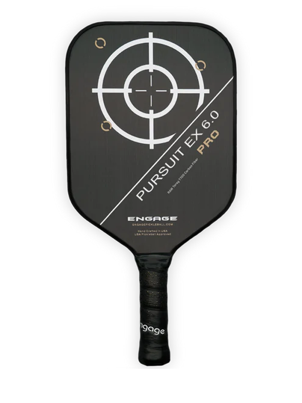 Vợt Pickleball Engage NEW. Pursuit Pro EX 6.0 | Raw T700 Carbon Fiber | Standard