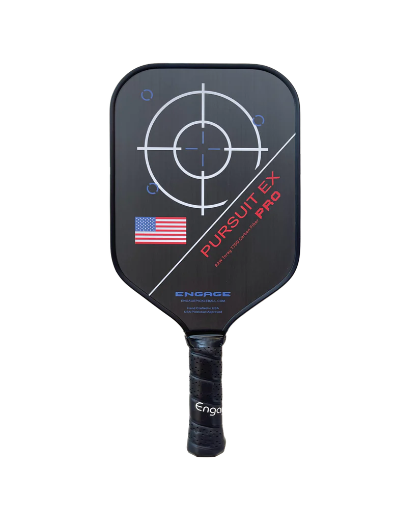 Vợt Pickleball Engage NEW. Pursuit Pro EX | Raw T700 Carbon Fiber | Standard