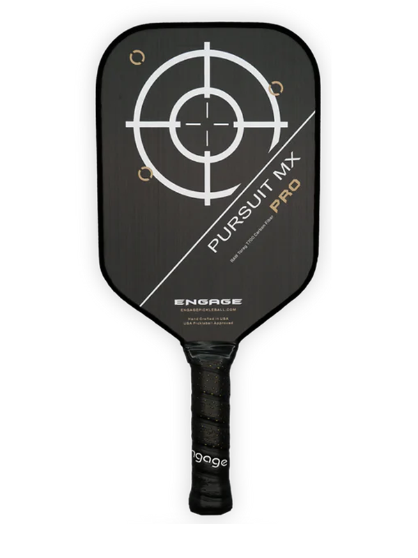 Vợt Pickleball Engage NEW. Pursuit Pro MX | Raw T700 Carbon Fiber | Elongated