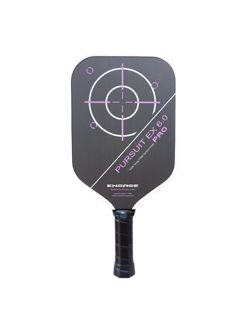 Vợt Pickleball Engage NEW. Pursuit Pro EX 6.0 | Raw T700 Carbon Fiber | Standard