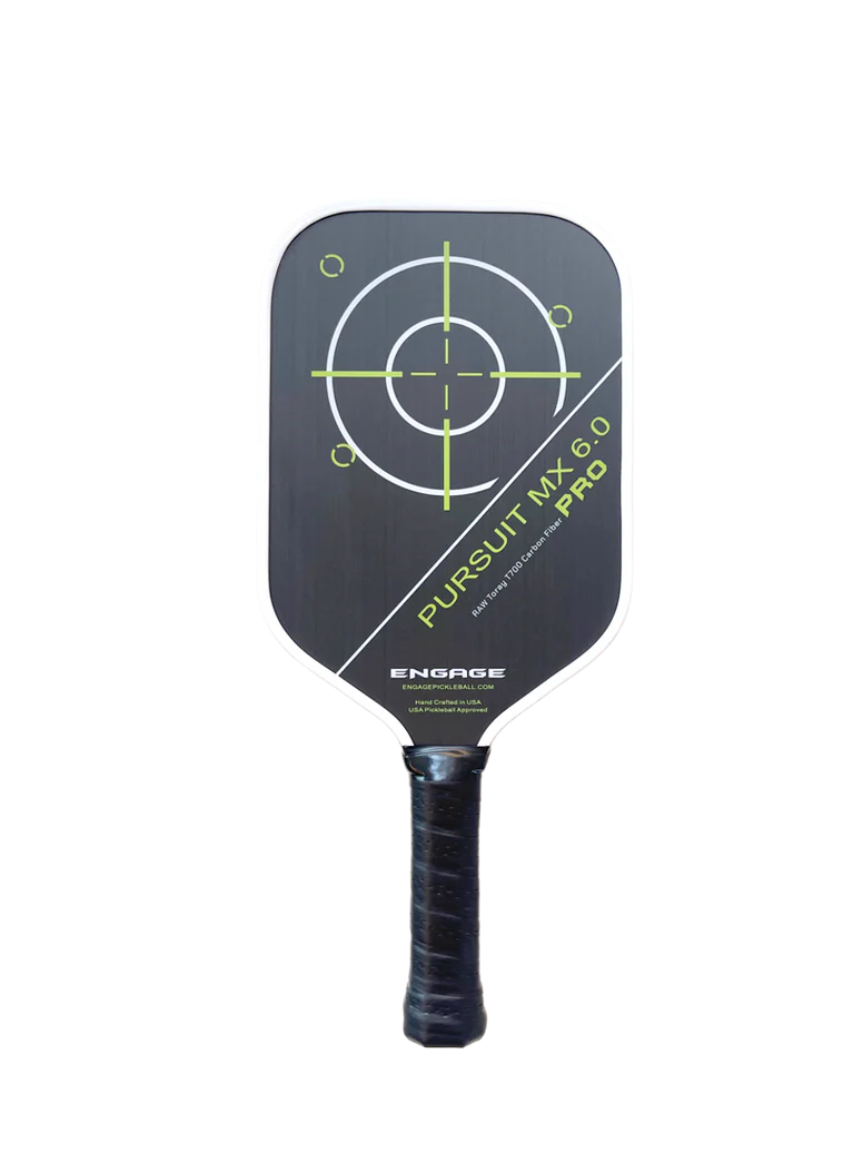 Vợt Pickleball Engage NEW. Pursuit Pro MX 6.0 | Raw T700 Carbon Fiber | Elongated