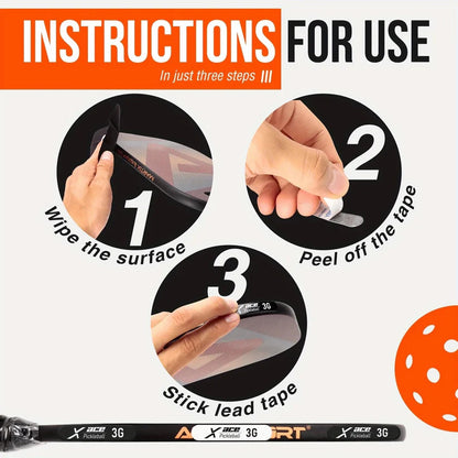 Chì dán vợt X-Ace Weighted Lead Tape Strips