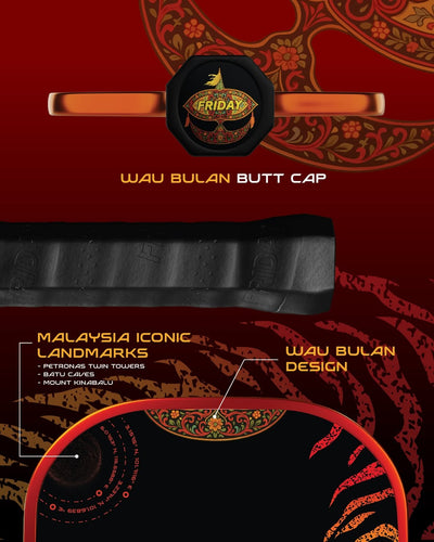 Vợt Pickleball Friday AURA PRO x DinkLab Malaysia Limited Edition