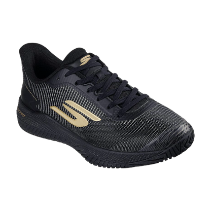 Giày Pickleball Sketcher GO Pickleball Viper Court Pro 2.0 (Đen Vàng)