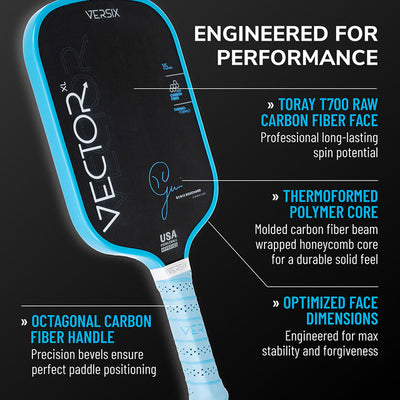 Vợt Pickleball VERSIX® Vector XL Genie Bouchard Signature