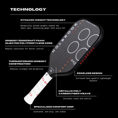 Vợt Pickleball Holbrook Pro - Aero Metallic T