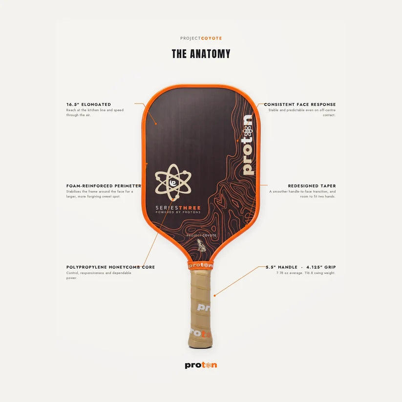 Vợt Pickleball Proton Series 3 - Project Coyote