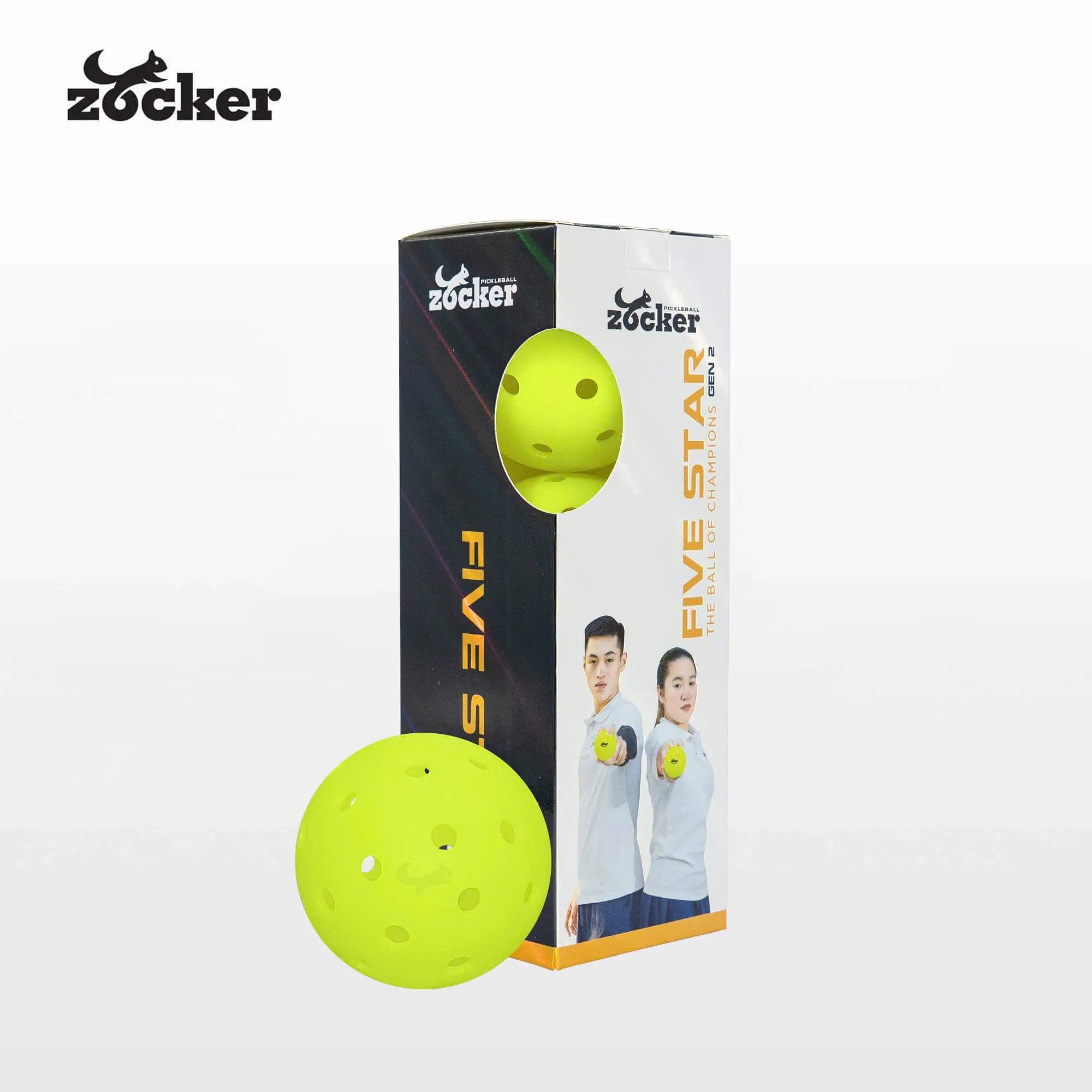 Bóng Pickleball thi đấu Zocker Five Star Gen 2
