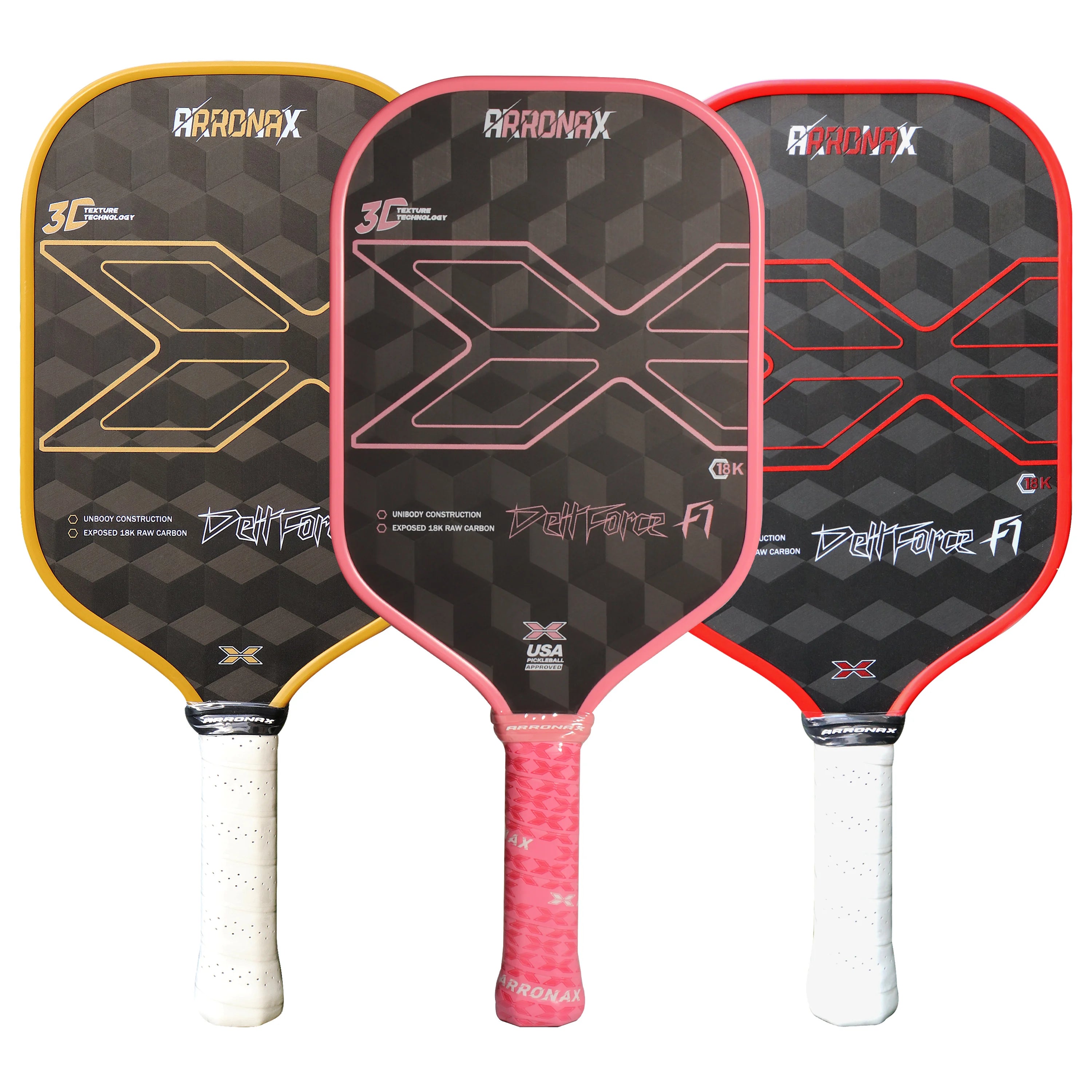 Vợt Pickleball Arronax Dellforce F1 18K Carbon Fiber