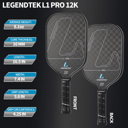 Vợt Pickleball LEGENDTEK L1 Pro 12K