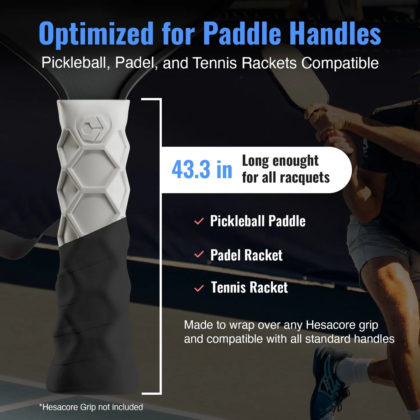 Cuốn cán vợt Pickleball Hesacore Hesatac