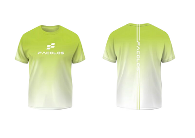 Authentic Facolos Gradient Tee Pickleball Jersey