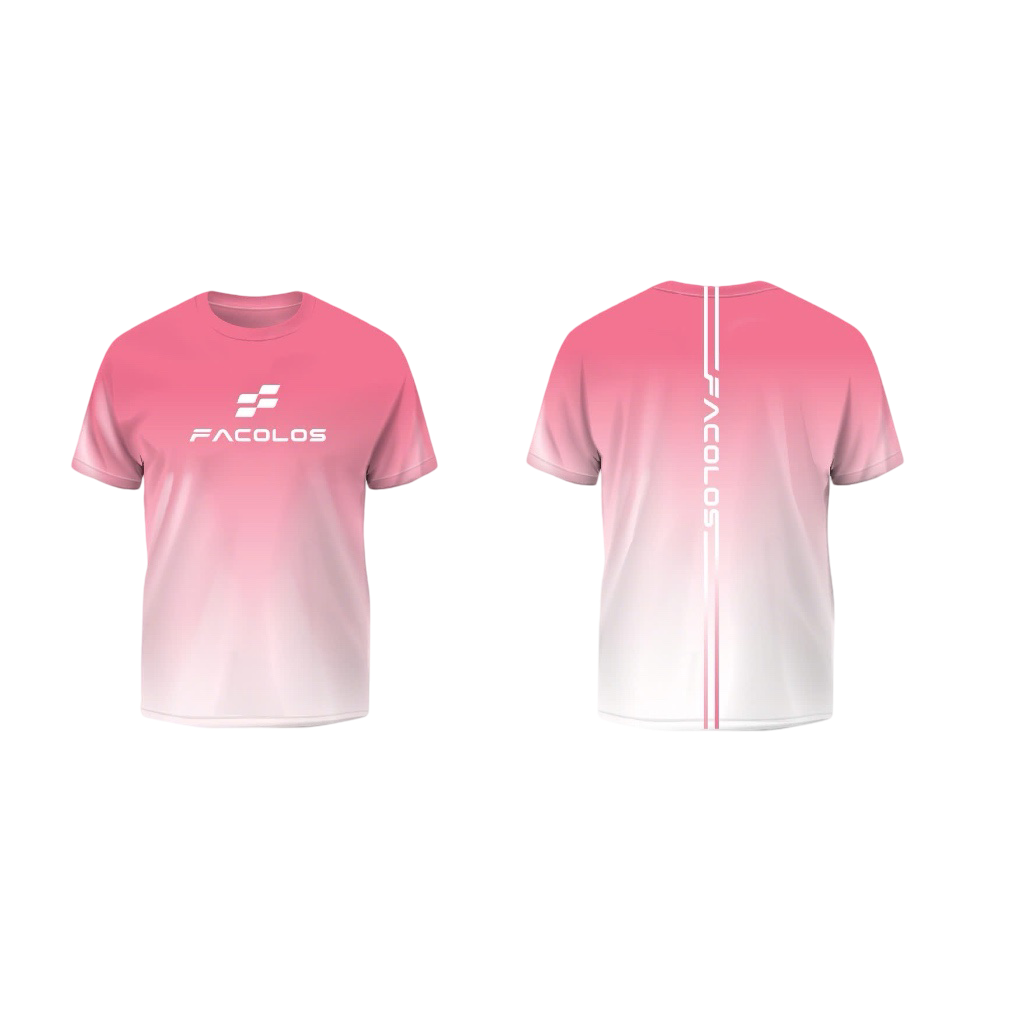Authentic Facolos Gradient Tee Pickleball Jersey