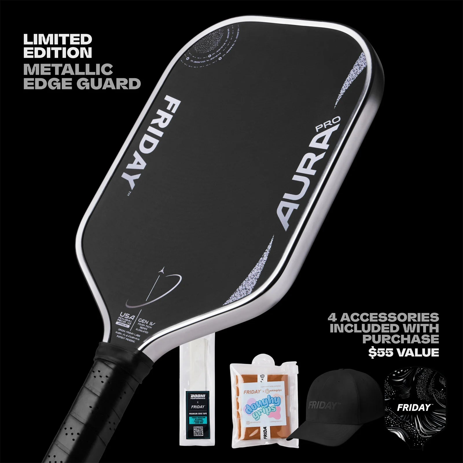 Vợt Pickleball Friday AURA PRO Metallic Colorways