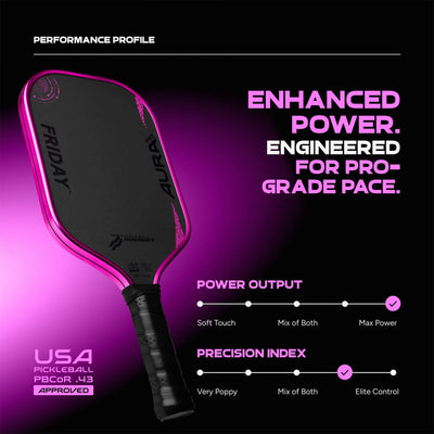 Friday AURA PRO Pickleball Paddle Metallic Colorways