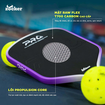 Zocker HP06 Pro Series Power Pickleball Paddle