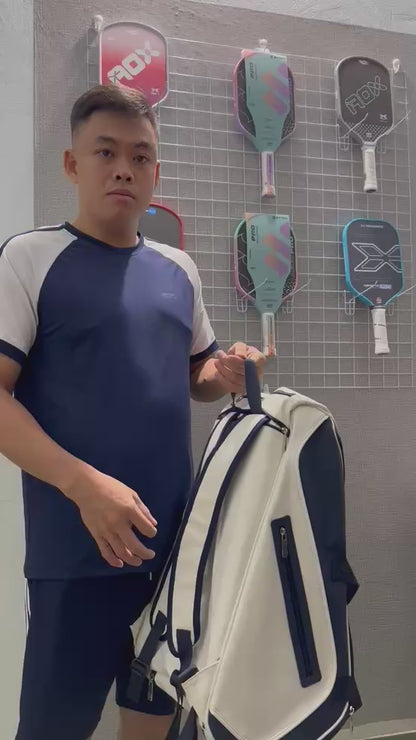 Balo Pickleball Deluxe Backpack (Trắng/Đen)