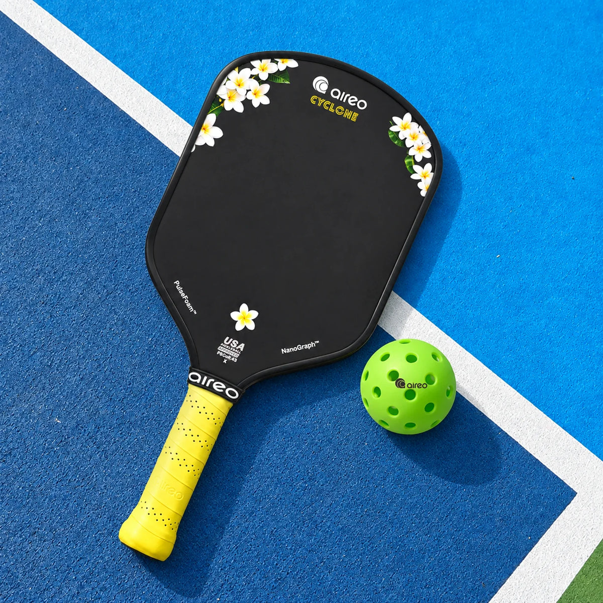 Vợt Pickleball AIREO Cyclone Frangipani Hybrid
