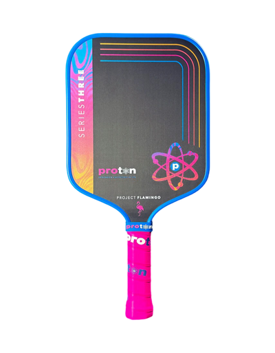Proton Series 3 Pickleball Racket - Project Flamingo Widebody