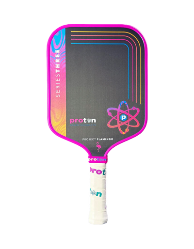 Proton Series 3 Pickleball Racket - Project Flamingo Widebody