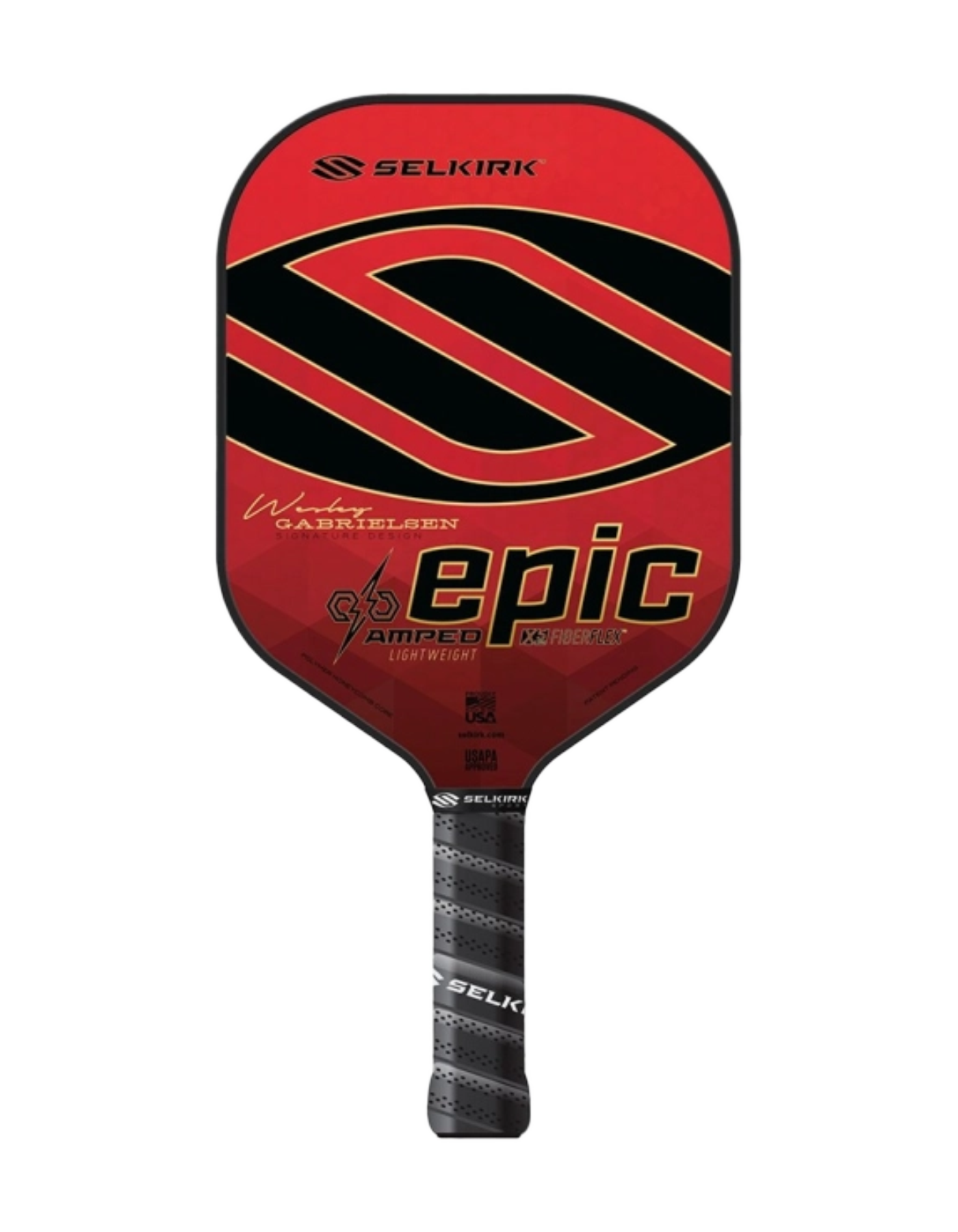 Selkirk Wes Gabrielsen AMPED Pickleball Racket - Epic