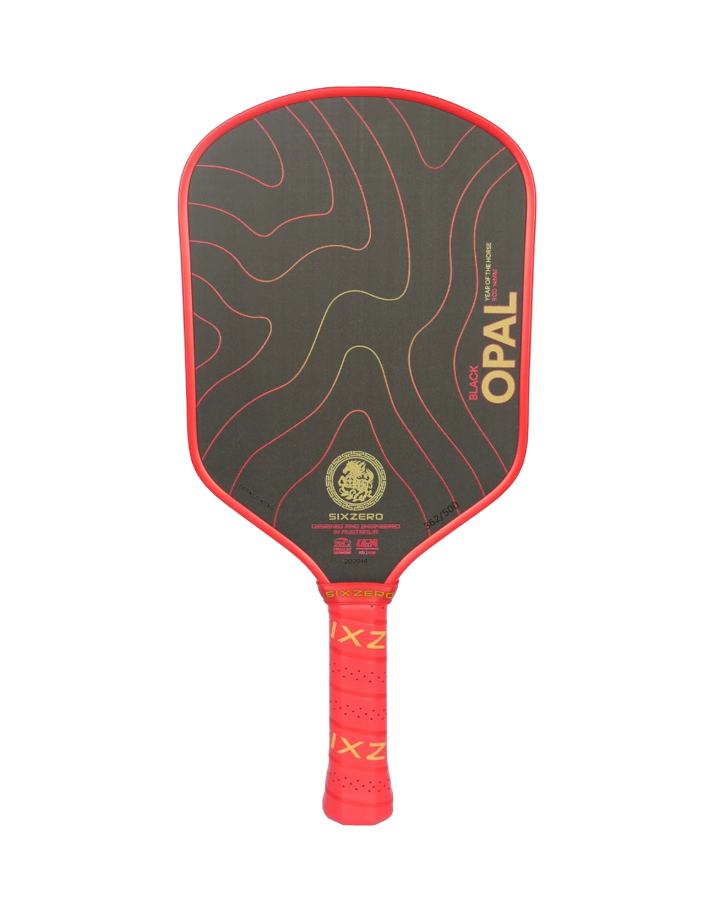 Vợt Pickleball Six Zero Black Opal - Phiên bản Ngựa 2026