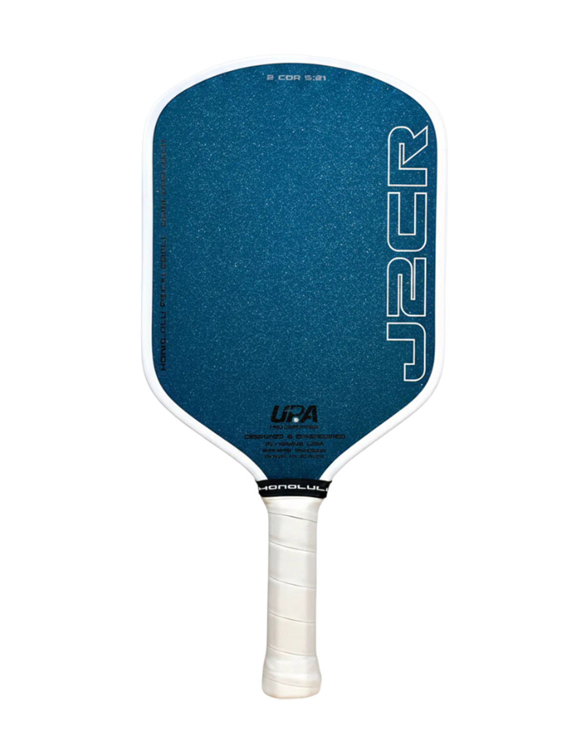 Honolulu SWORD & SHIELD J2CR Crystal Blue Pickleball Paddle