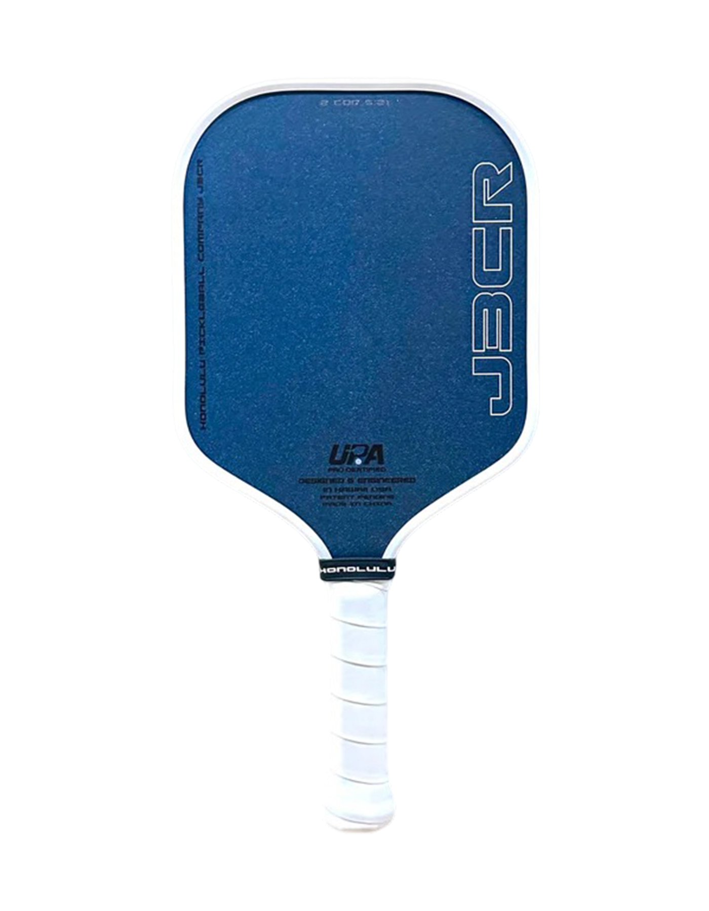 Pickleball Paddle Honolulu SWORD & SHIELD J3CR CRYSTAL BLUE™ Endurance Surface™