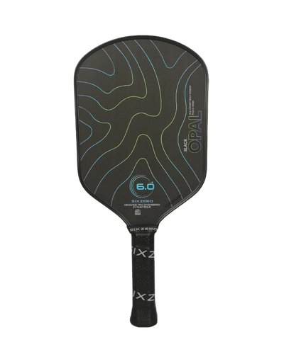Pickleball Paddle Six Zero Black Opal All Court Max Power RCD-E