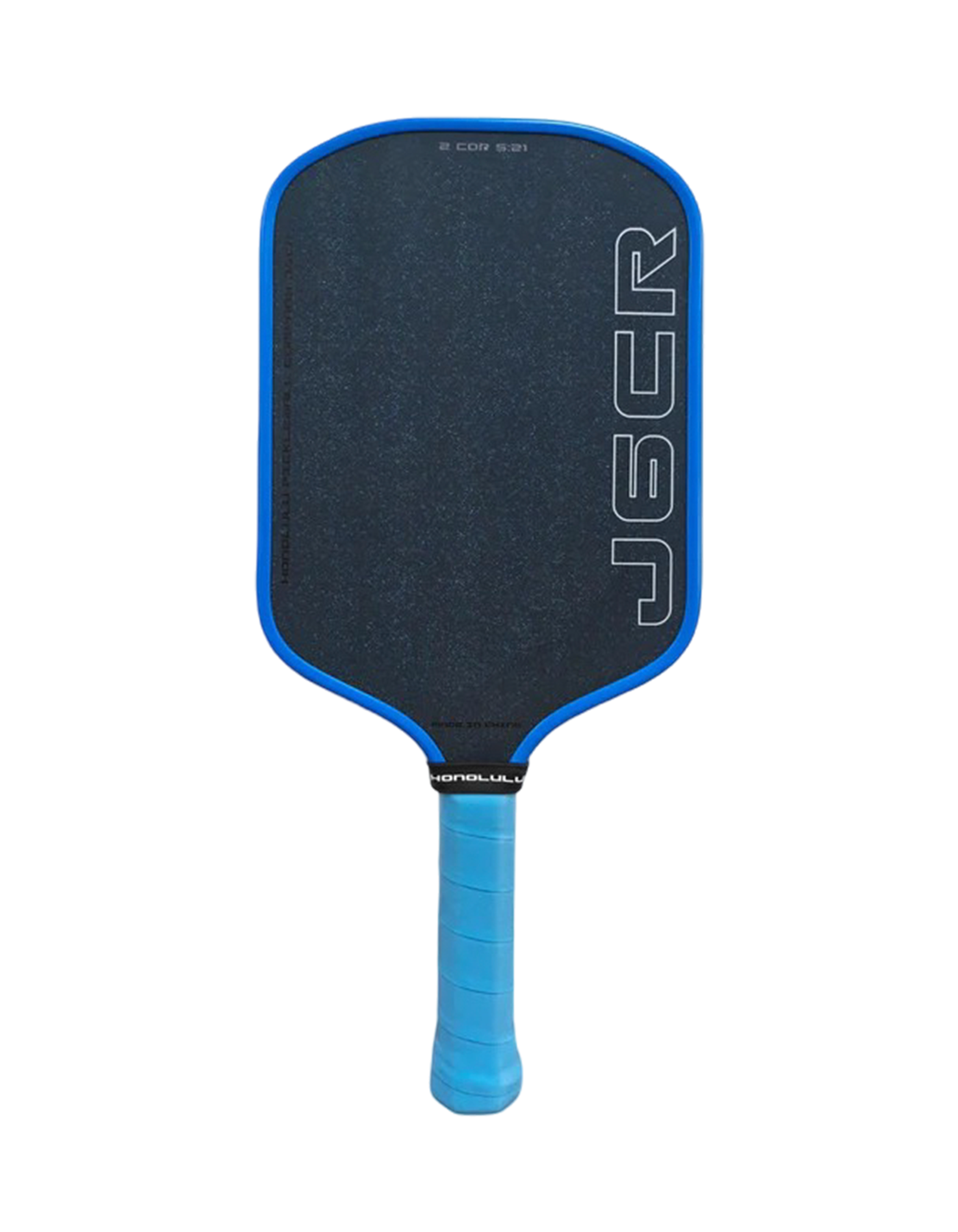 Pickleball Paddle Honolulu SWORD & SHIELD J6CR CRYSTAL BLUE™ Endurance Surface™