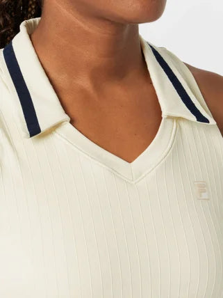 Trang phục Pickleball Fila Women's Casa Seamless Polo Tank