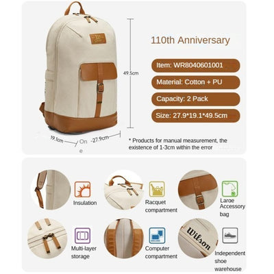 Wilson 110th Anniversary Pickleball Backpack
