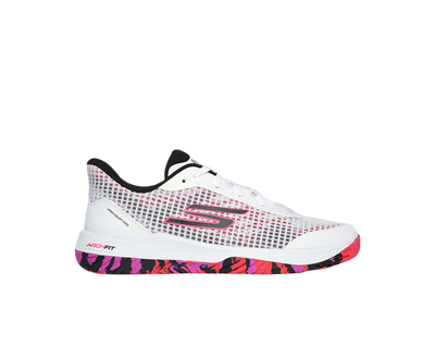 Sketchers GO Pickleball Viper Court Pro 2.0 Pickleball Shoes (White Pink)