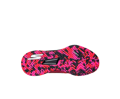Sketcher GO Pickleball Viper Court Pro 2.0 Pickleball Shoes (Black and Pink)