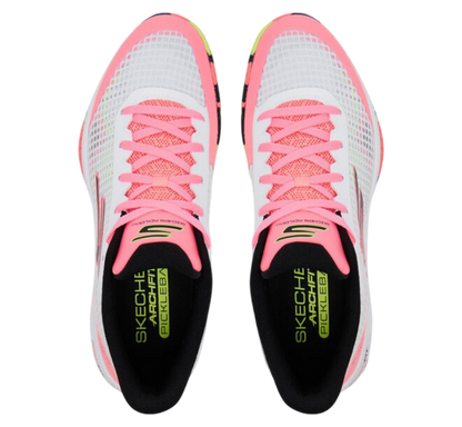 Giày Pickleball Sketcher GO Pickleball Viper Court Pro (Hồng Trắng)