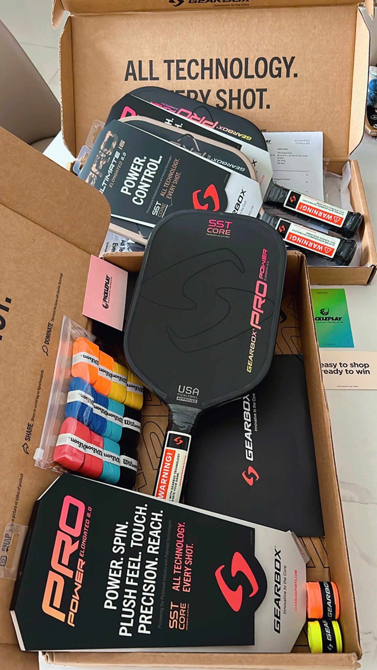 Gearbox Pro Power Elongated Pickleball Racket (Limited