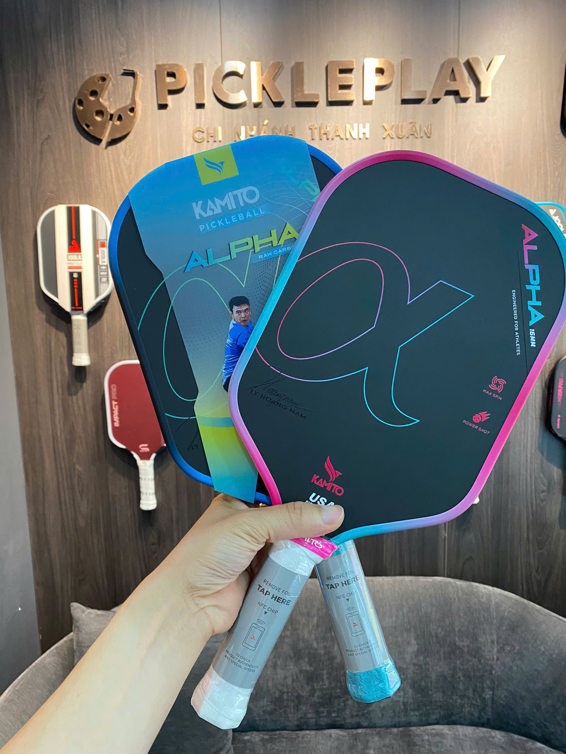 Ảnh người chơi pickleball