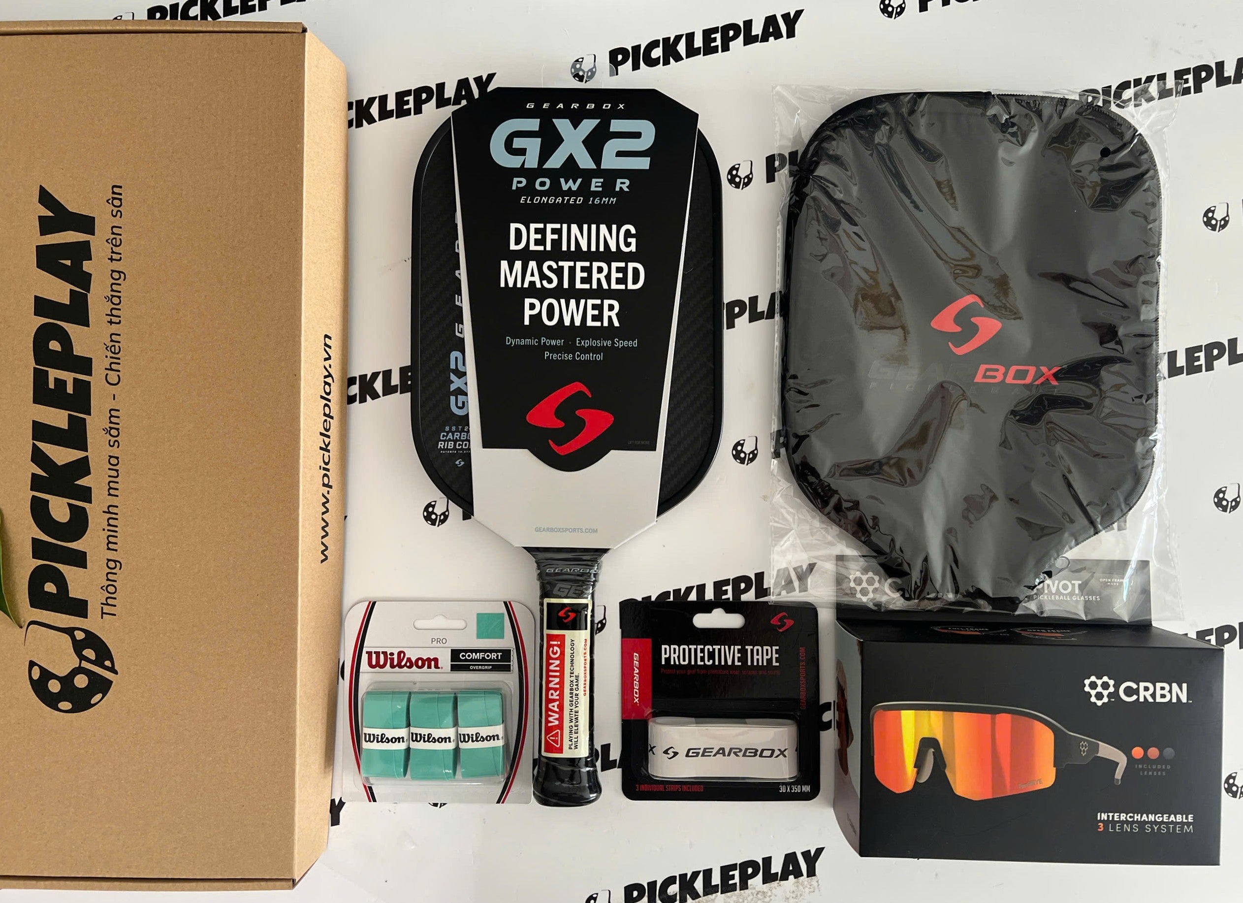 Vợt Pickleball Gearbox GX2 Power Hybrid