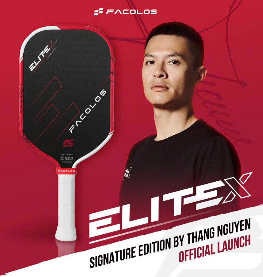 Vợt Pickleball Facolos Elite X Signature - Nguyễn Anh Thắng (Anh Chú) Edition