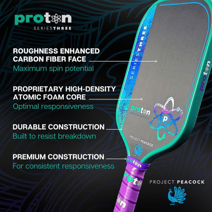 Vợt Pickleball Proton Series 3 - Project Peacock