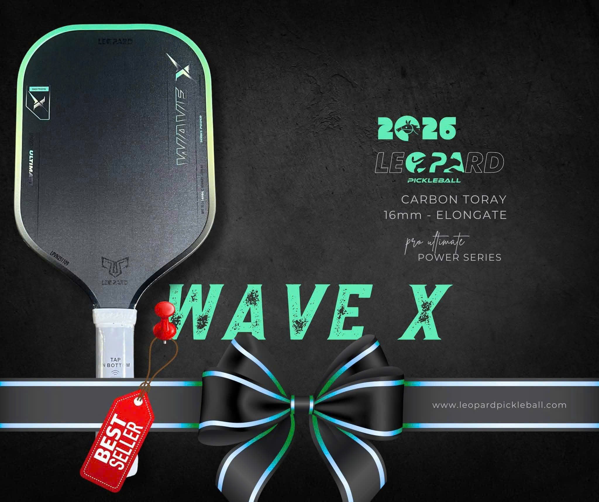 Vợt Pickleball LEOPARD Wave X Pro 2026