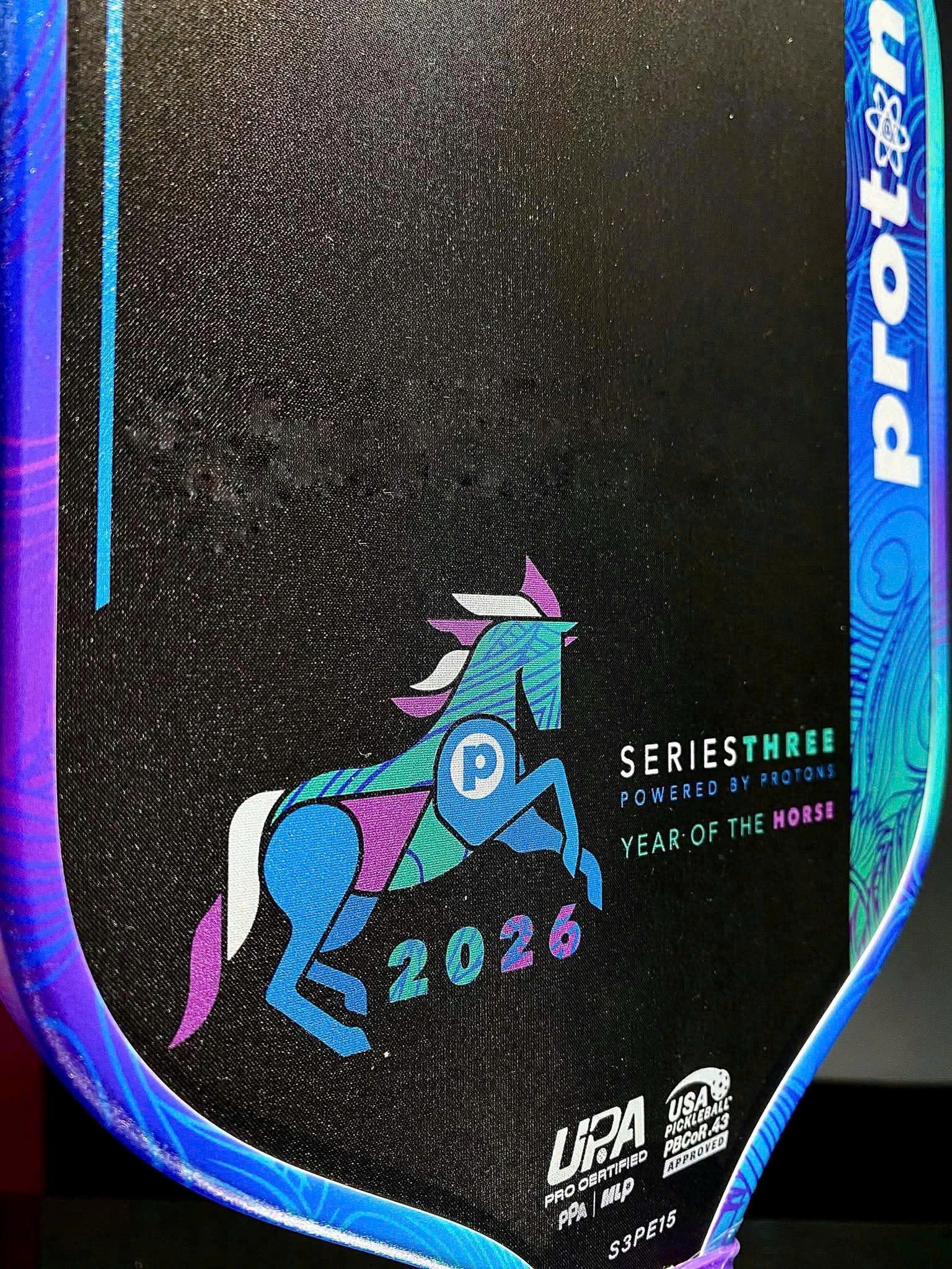 Proton Series 3 Pickleball Paddle - Project Peacock Year of the
