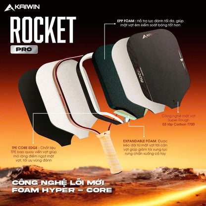Vợt Pickleball Kaiwin Diamond Rocket Pro