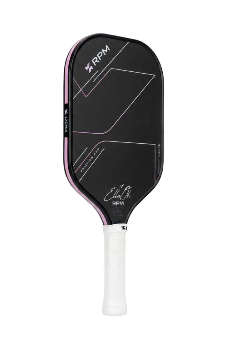 RPM FRICTION PRO V2 Ella Oh's Signature Edition Pickleball Paddle